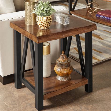 Metal Rustic End Tables 